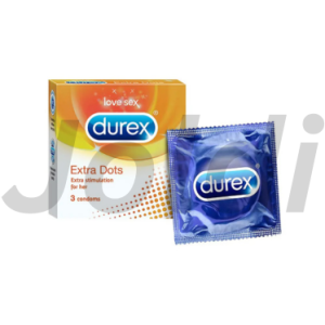 Durex Extra Dots Condoms 3Pcs