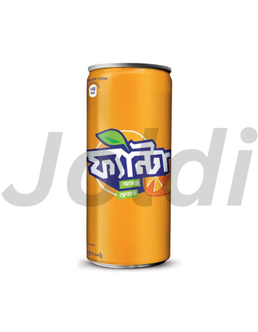 Fanta Can Orange Flavored 250 ML