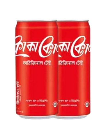 Coca-Cola Can 250 Ml 2Pc