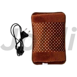 Electric Hot Water Bag with Pouch Hot Bags for Pain Relief - Brown