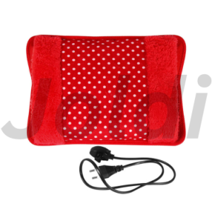 Electric Hot Water Bag with Pouch Hot Bags for Pain Relief - Red
