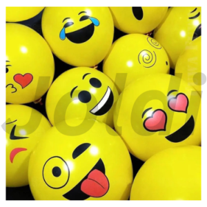 Emoji Balloons- 10 Pieces set - Yellow
