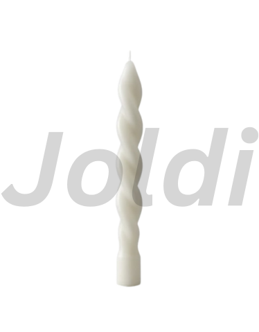 Long Twisted Table Candles Spiral Luxury Candles
