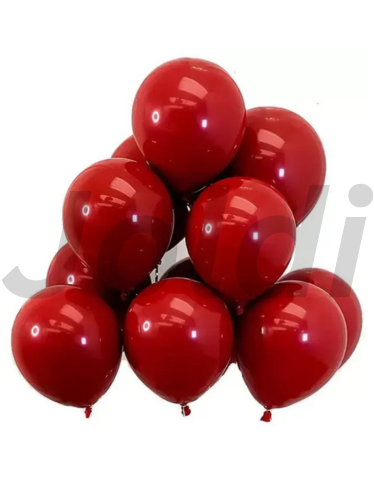 Red Balloon - 10 Pieces (Premium Quality)