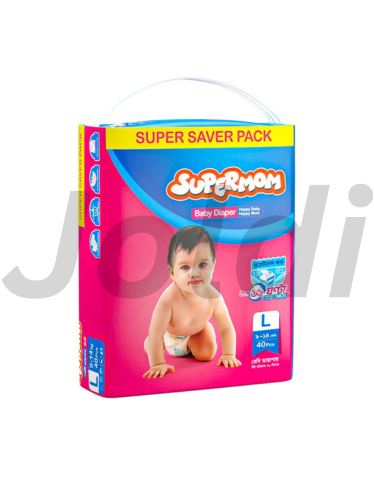 Supermom Baby Diaper Belt L (9-14 kg) 40 PCs