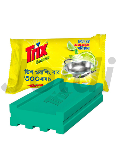 Trix Dish Washing Bar Lemon 300 gm